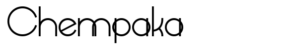 Chempaka font preview